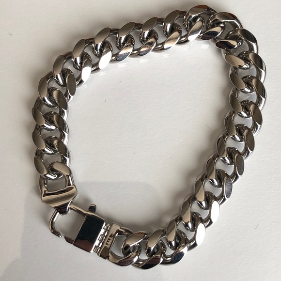 MELINDA MARIA DESIGNER JULIAN CUBAN CHAIN BRACELET, NEW WITHOUT TAGS - Picture 4 of 7